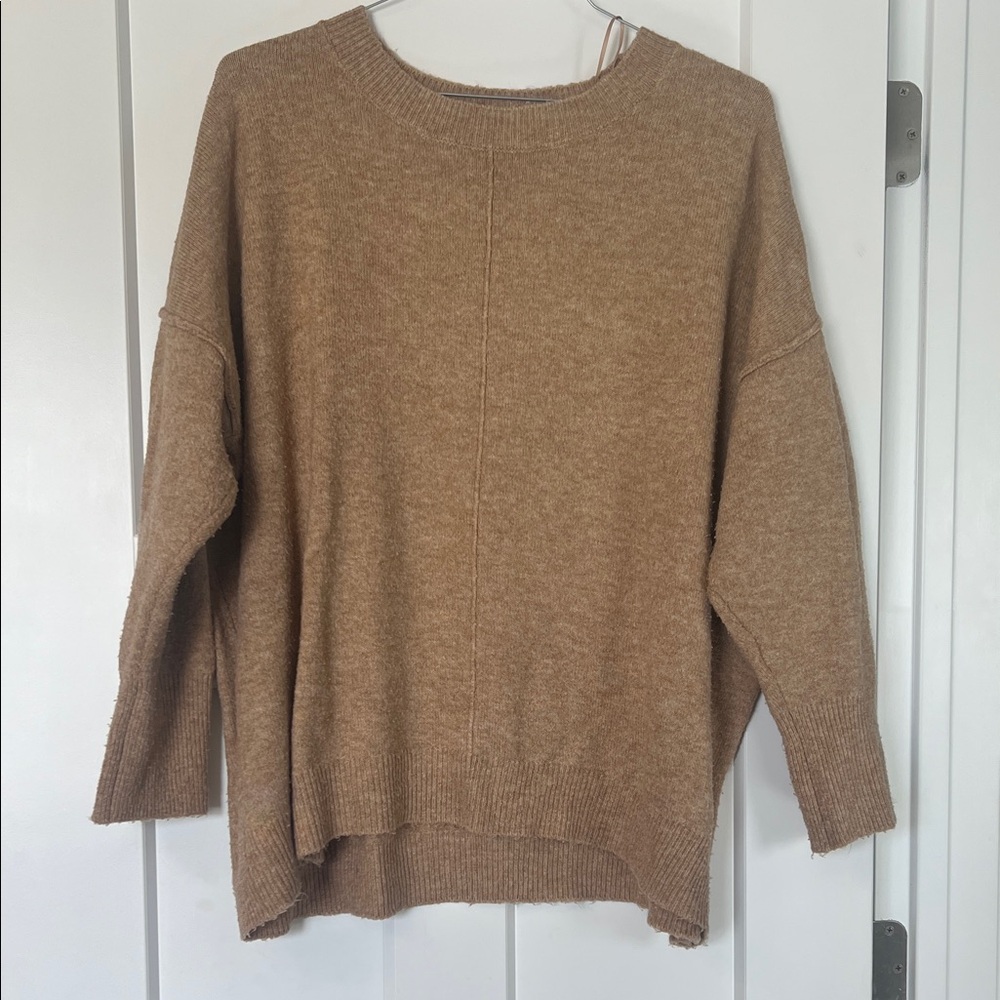 Vince Camuto Cozy Brown Knit Sweater
